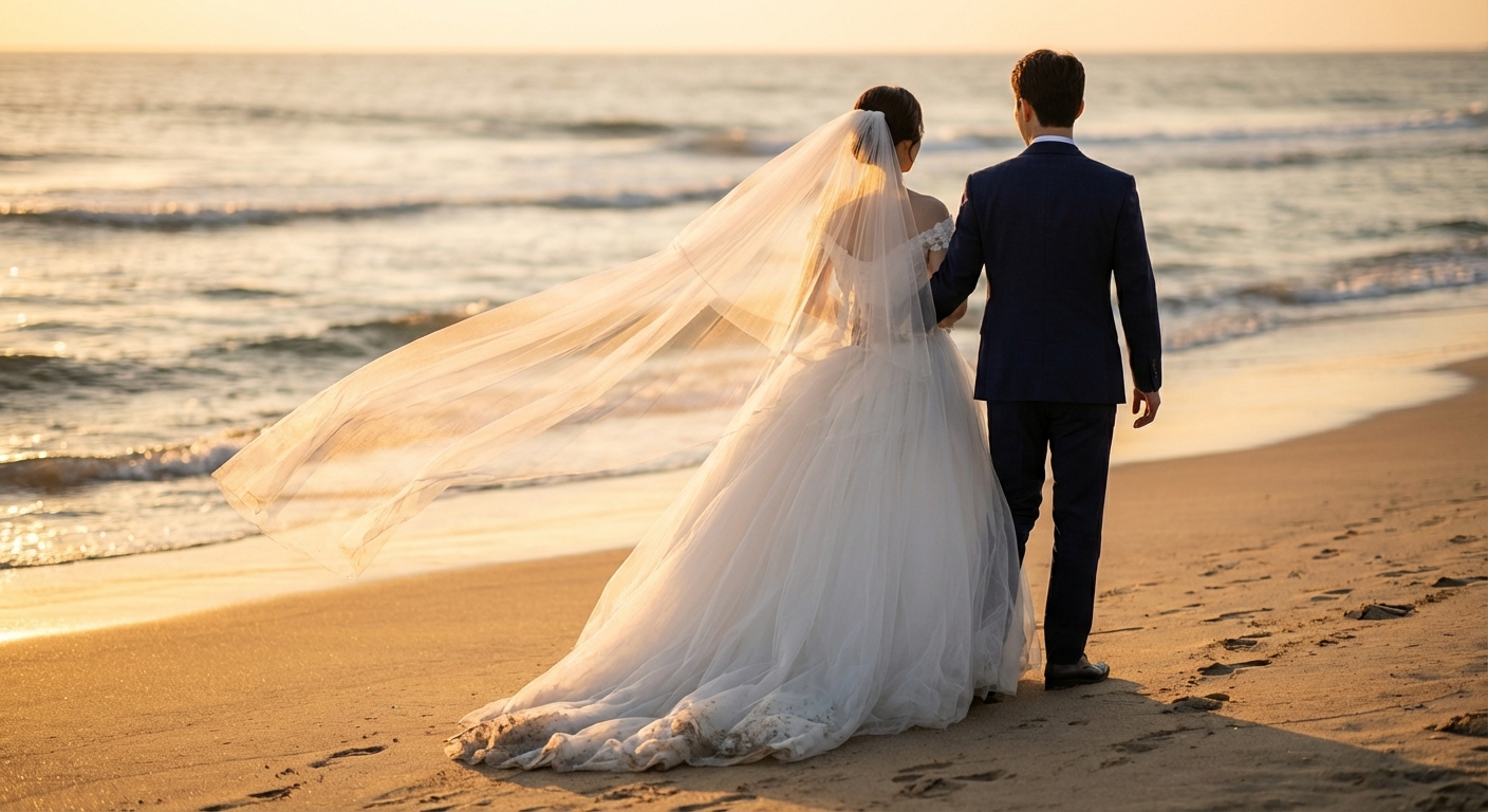 해변 산책, 베일 트레일링