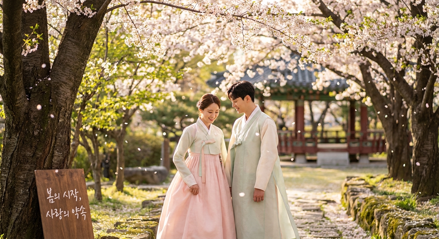 계절별 웨딩 촬영 완벽 가이드 — 봄·여름·가을·겨울, 언제 찍어야 가장 예쁠까?